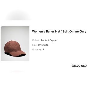 Lululemon Women’s Baller Hat
